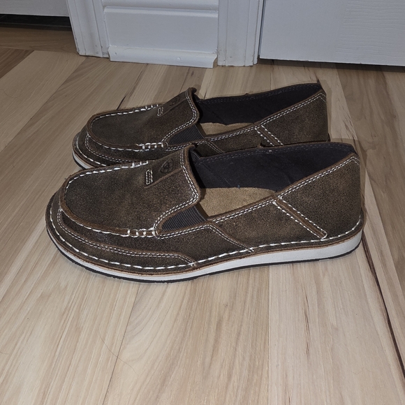Ariat Brown Leather Loafers - Picture 2 of 5